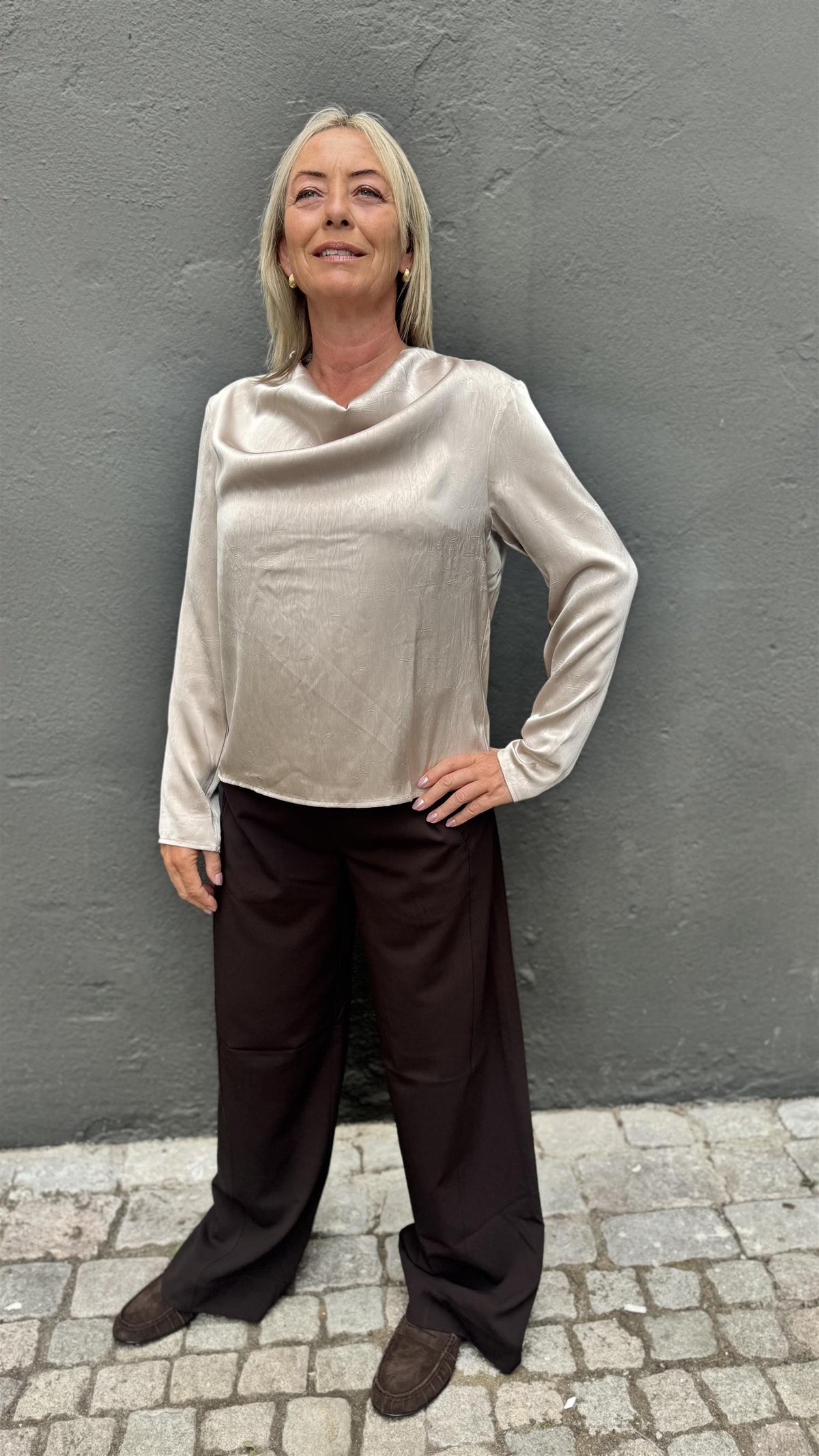 sindra drape Blouse