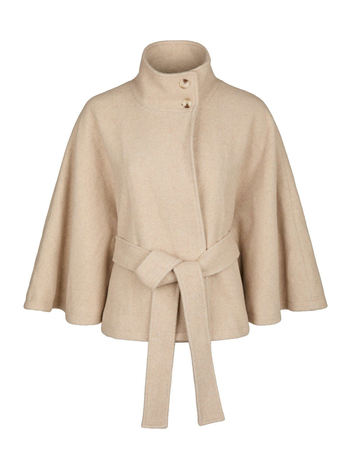 Zanna Cape i beige alternativt utsnitt, yttertøy fra Neo Noir hos Image Mandal