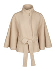 Zanna Cape i beige alternativt utsnitt, yttertøy fra Neo Noir hos Image Mandal
