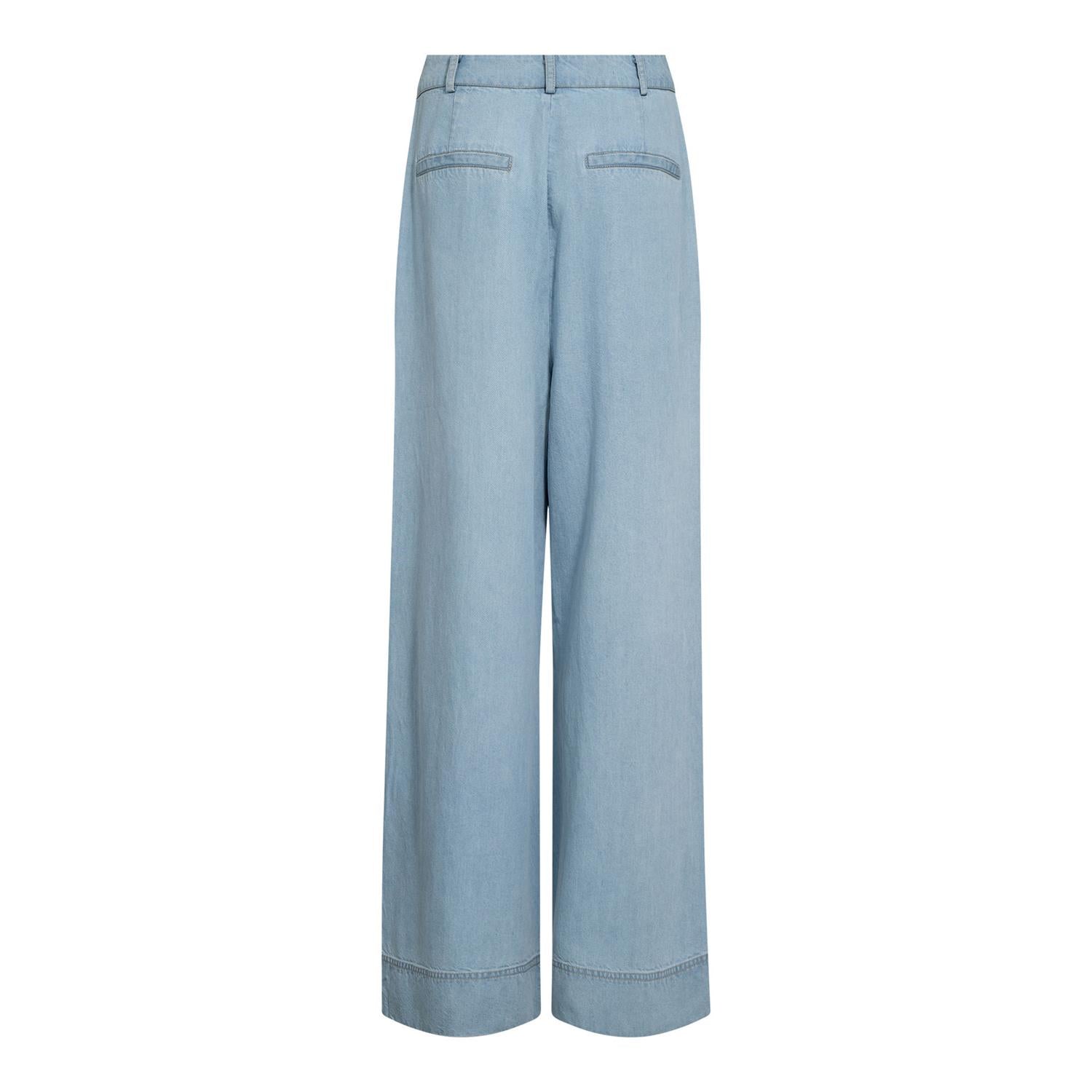 Tillycc Pant i fade denim sett fra siden, bukse fra Co'couture hos Image Mandal