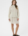 Omeliasz Shirt i turtledove mini blomstret sett fra siden, skjorte fra Saint Tropez hos Image Mandal