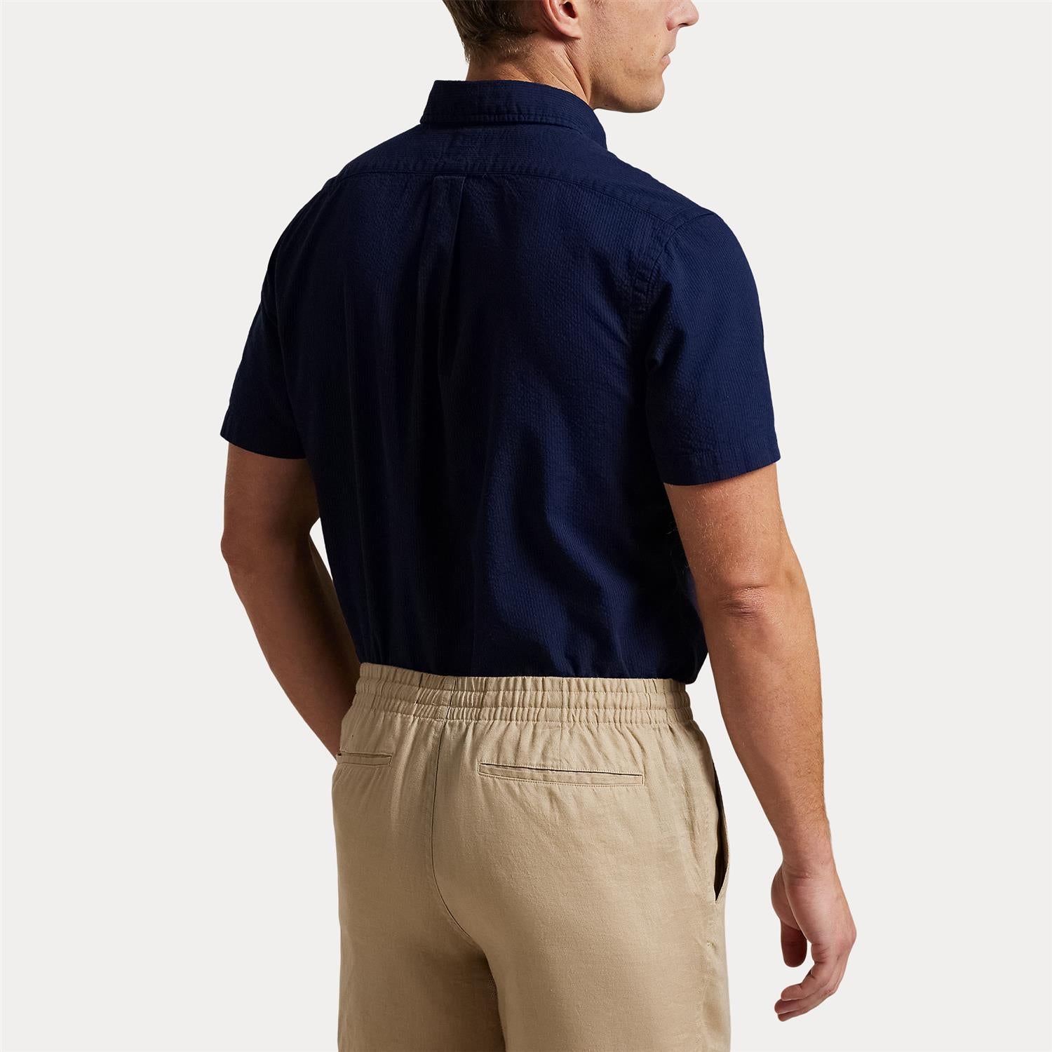 Custom Fit Short-Sleeve Sport Shirt detaljbilde, skjorte fra Polo Ralph Lauren hos Image Mandal