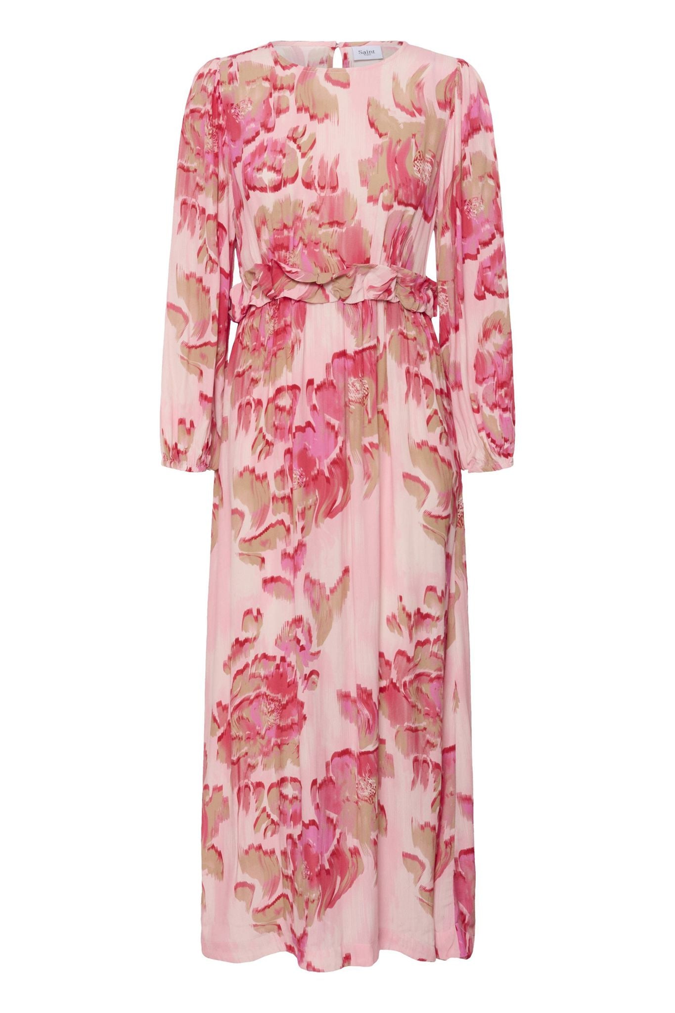 Pollyanasz Dress i poppy shaded flower i viskose, kjole fra Saint Tropez hos Image Mandal