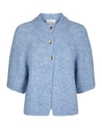 Benuta Fluffy Knit Cardigan i dus blå i ull, cardigan fra Neo Noir hos Image Mandal