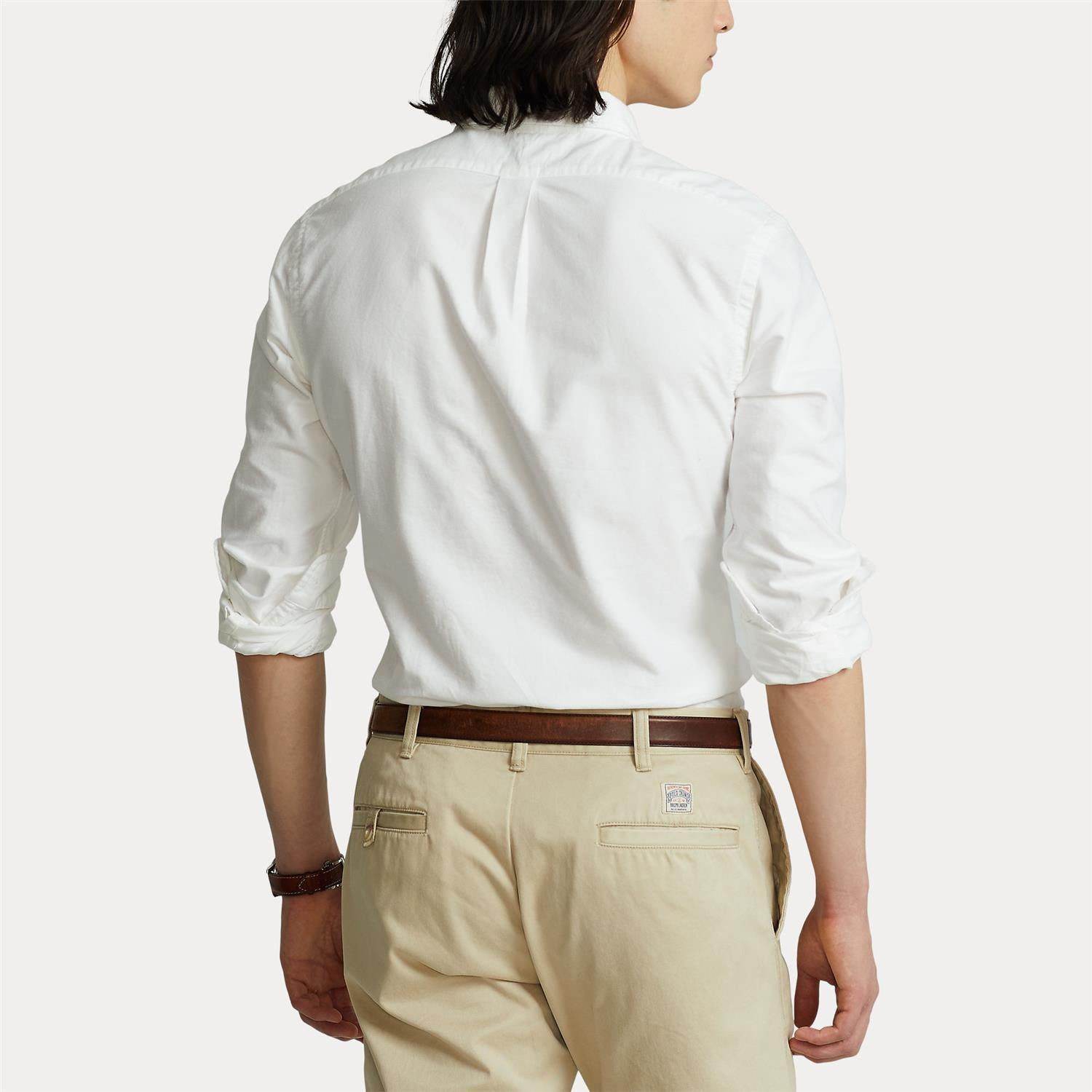 Sl Bd Ppc Sp Long Sleeve Sport Shirt i hvit ekstra vinkel, skjorte fra Polo Ralph Lauren hos Image Mandal