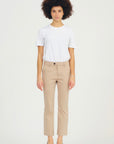 alice cropped flaRE BEIGE
