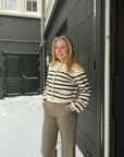 Olenasz Cardigan i seedpearl i ull, cardigan fra Saint Tropez hos Image Mandal