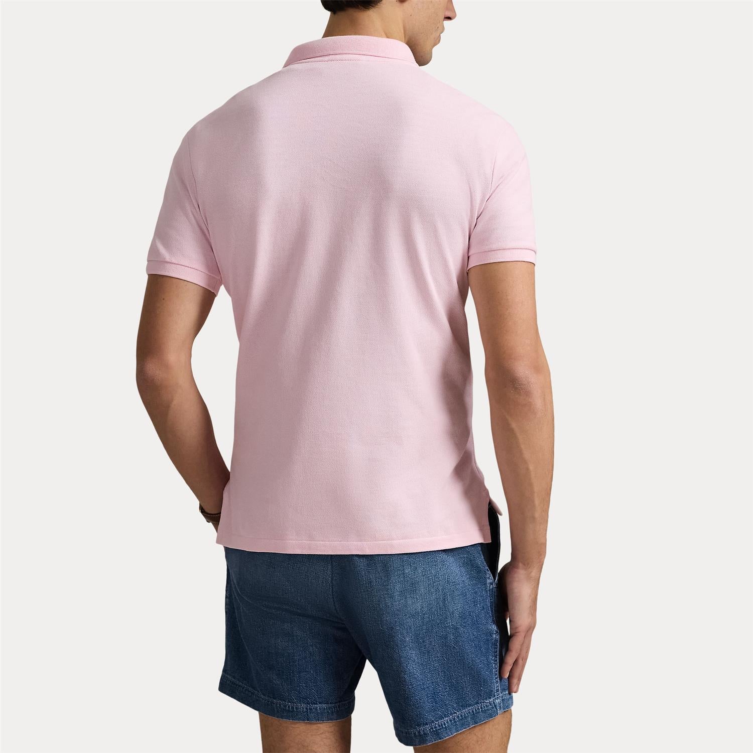 Basic Mesh i rosa ekstra vinkel, piké fra Polo Ralph Lauren hos Image Mandal