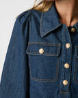 lio denim blouse