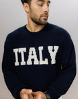 Italy Sweater i dark marineblå, topp fra Urban Pioneers hos Image Mandal