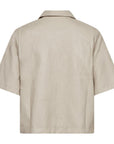 Gittcc Ss Shirt i bone sett fra siden, skjorte fra Co'couture hos Image Mandal