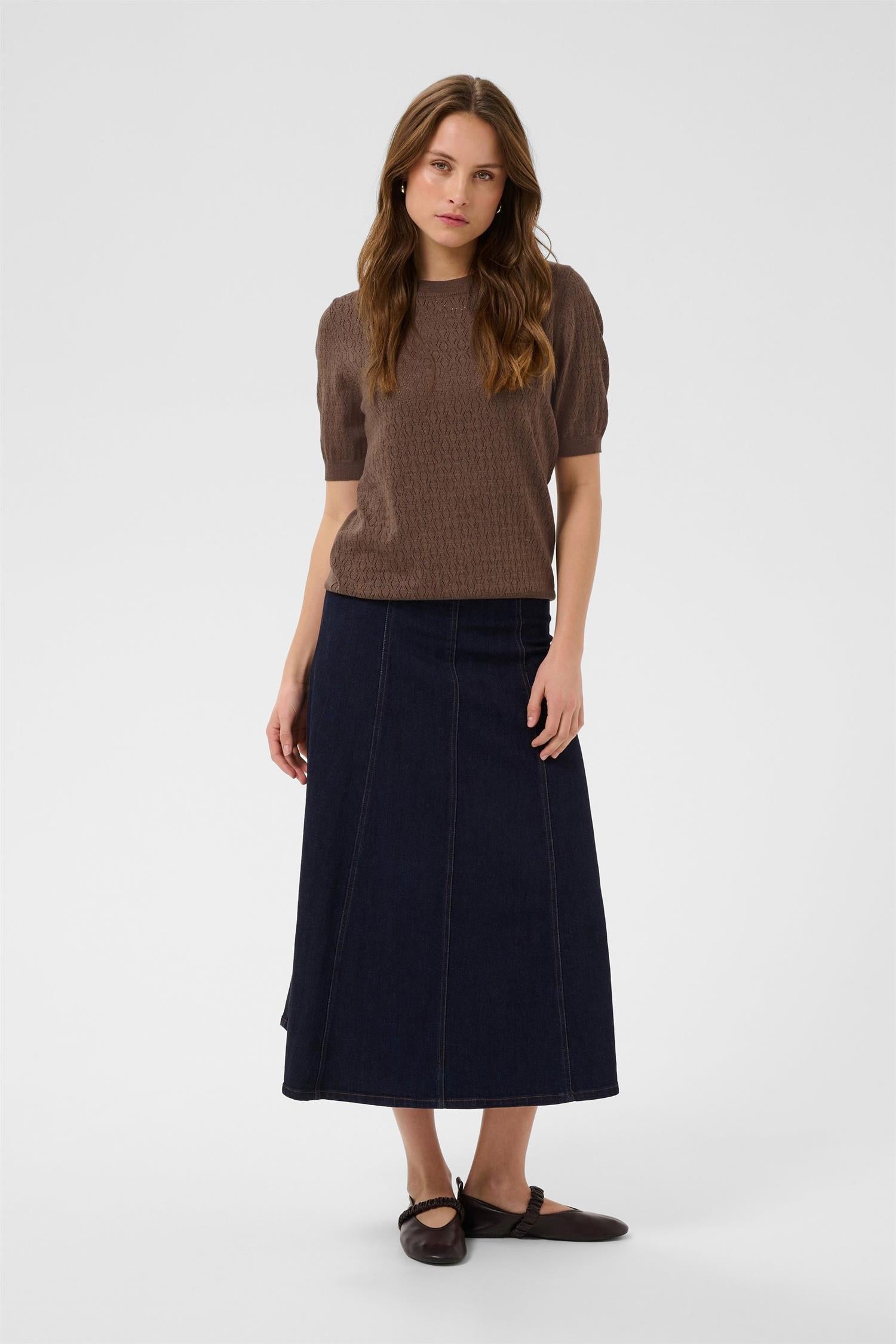 Milasz Pointelle Ss Pullover