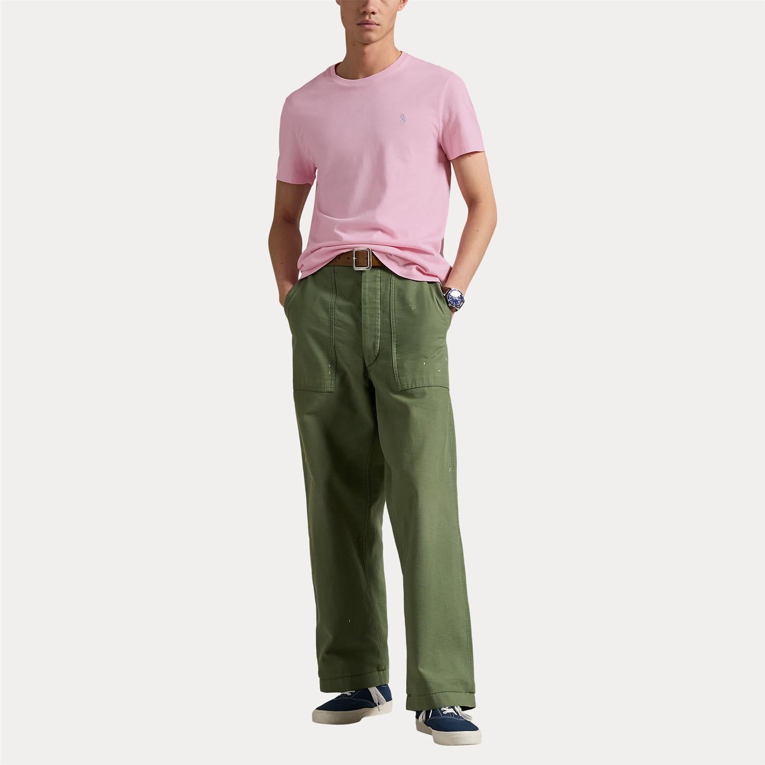 Jersey Ssl Tsh i rosa detaljbilde, t-skjorte fra Polo Ralph Lauren hos Image Mandal