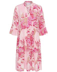 Edasz Dress i poppy shaded flower i viskose, kjole fra Saint Tropez hos Image Mandal
