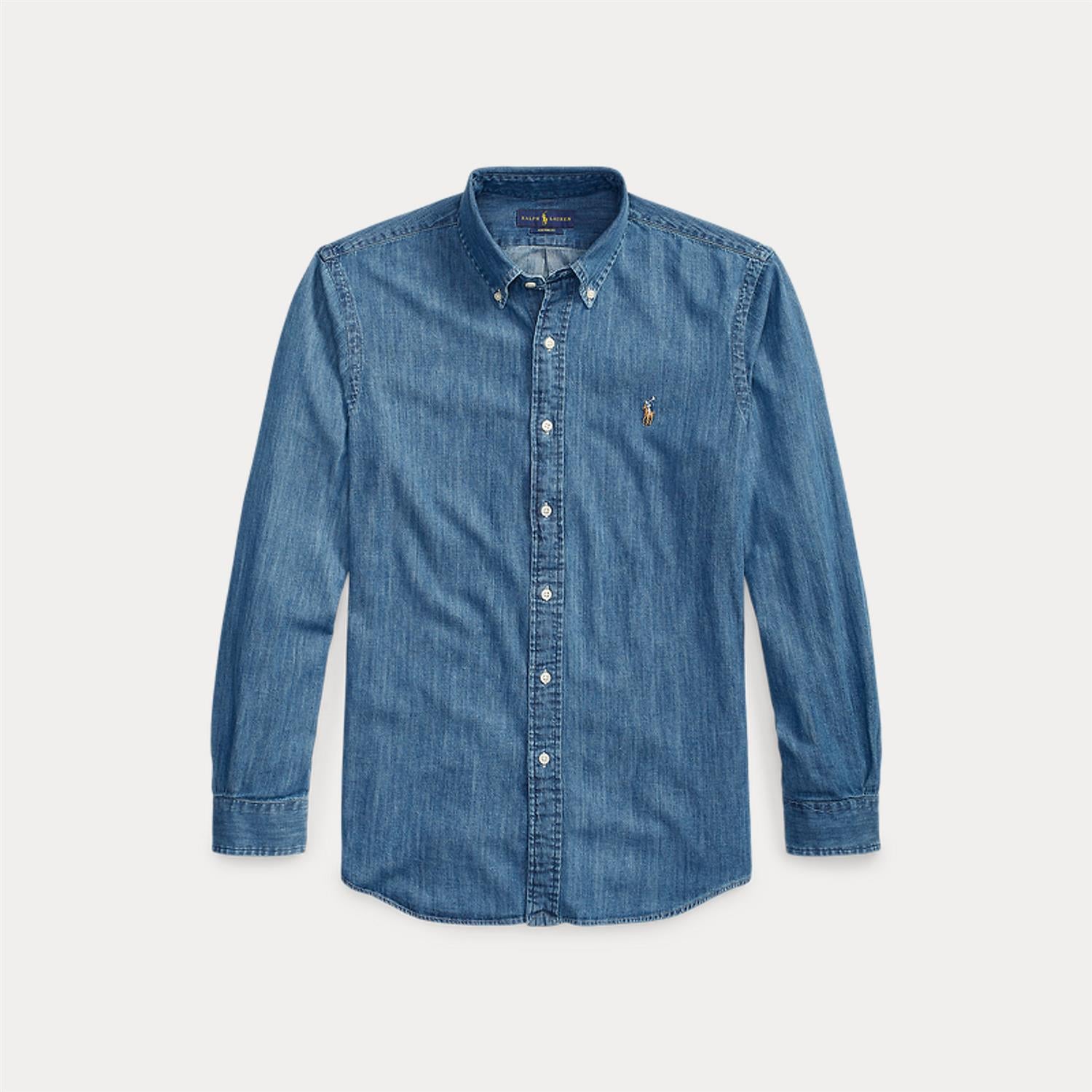 Cotton T-Shirt i marineblå styling-inspirasjon, skjorte fra Polo Ralph Lauren hos Image Mandal