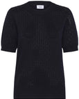 Milasz Pointelle Ss Pullover