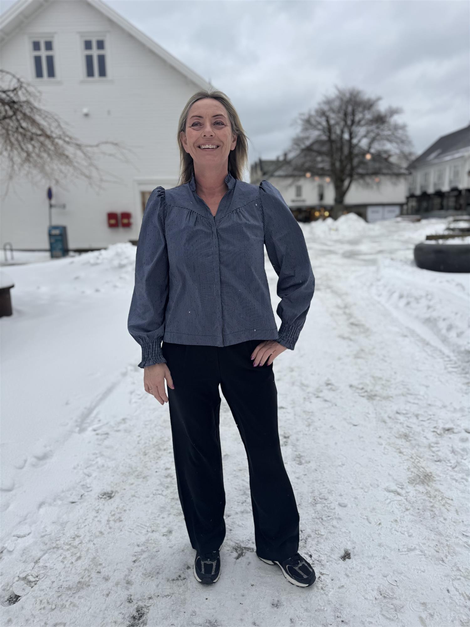 Astrida Stripe Stone Blouse