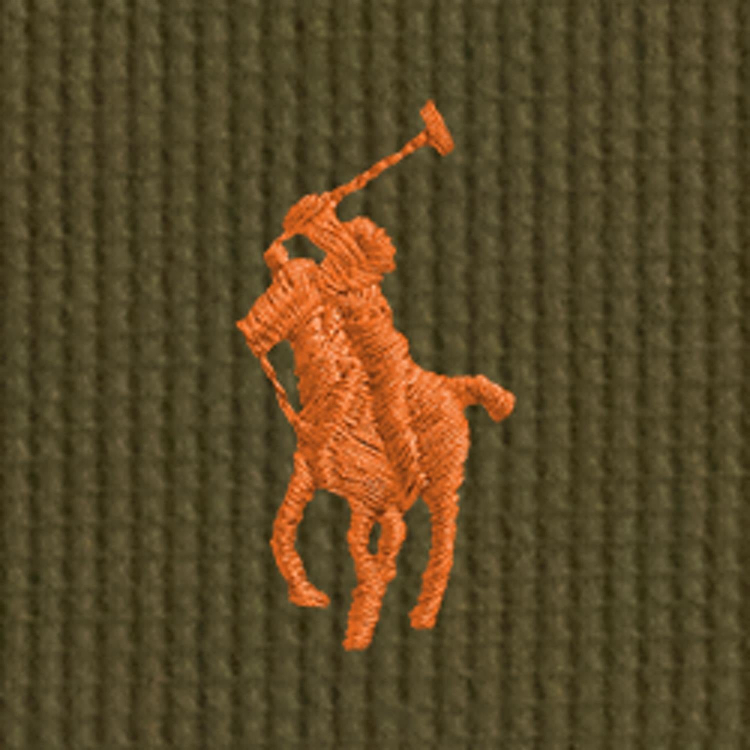 Long-Sleeve Henley Sleep Top i grønn detaljbilde, overdel fra Polo Ralph Lauren hos Image Mandal