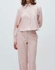 Hoppa Blouse i rosa sett fra siden, bluse fra MBYM hos Image Mandal