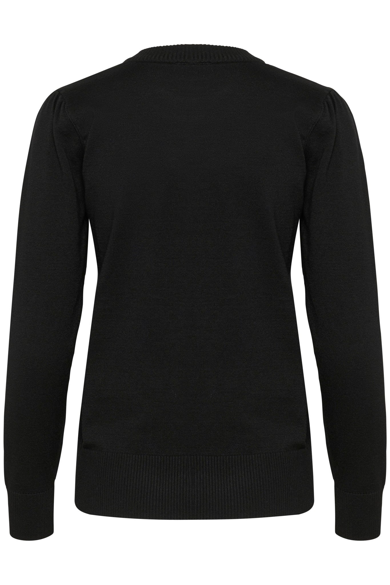 Mila Pullover i sort ekstra vinkel, genser fra Saint Tropez hos Image Mandal